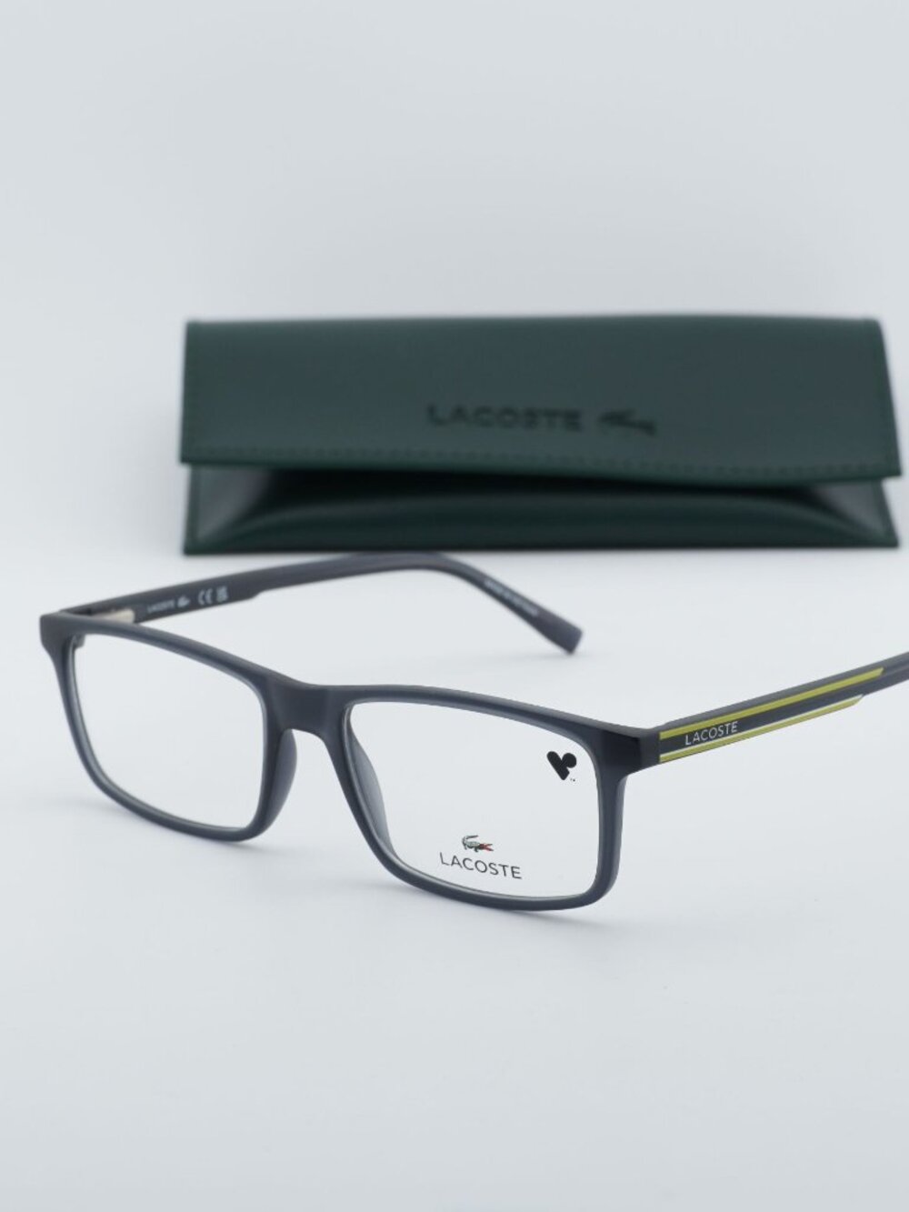 Lacoste L2858 N 024 Rectangle Eyeglasses 54mm - Grey